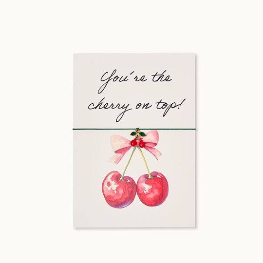 Bild von Armband-Karte: Cherry on top! - by vivi.
