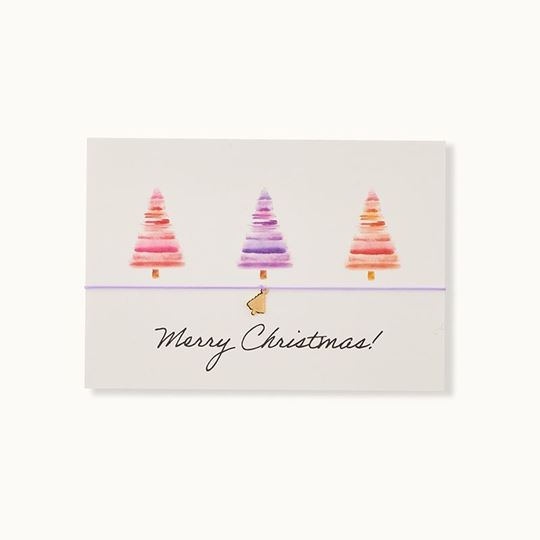 Bild von Armband-Karte: Christbäume - by vivi.