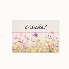 Bild von Armband-Karte: Danke Blumen - by vivi.