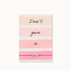 Bild von Armband-Karte: Don´t give a F*CK - by vivi.