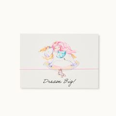 Bild von Armband-Karte: Dream Big - Unicorn - by vivi.