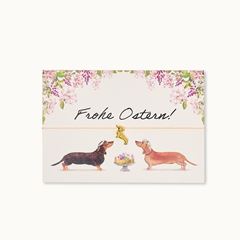 Bild von Armband-Karte: Frohe Ostern Dackel - by vivi.