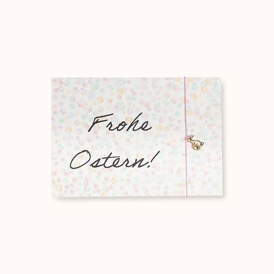 Image sur Armband-Karte: Frohe Ostern Dots - by vivi.