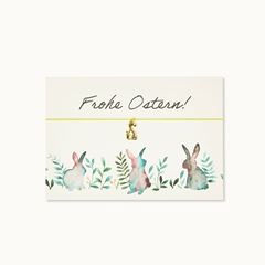 Bild von Armband-Karte: Frohe Ostern Hase - by vivi.