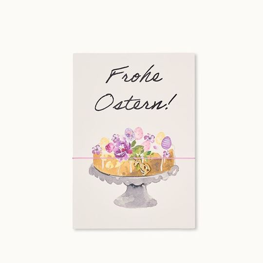 Image sur Armband-Karte: Frohe Ostern Kuchen - by vivi.