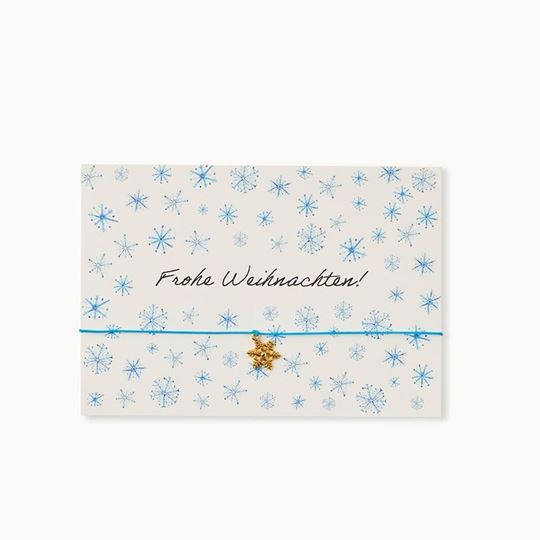 Immagine di Armband-Karte: Frohe Weihnachten Schnee - by vivi.
