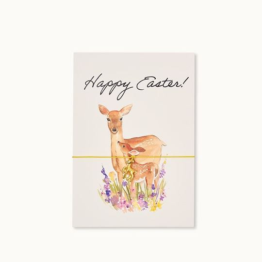 Immagine di Armband-Karte: Happy Easter Bambi - by vivi.