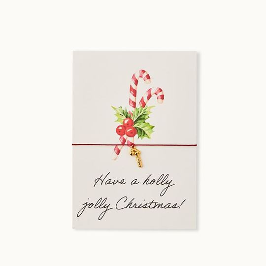 Bild von Armband-Karte: Holly Jolly Christmas - by vivi.