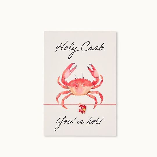 Bild von Armband-Karte: Holy Crab! You´re hot! - by vivi.
