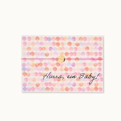 Bild von Armband-Karte: Hurra, ein Baby - Mädchen - by vivi.