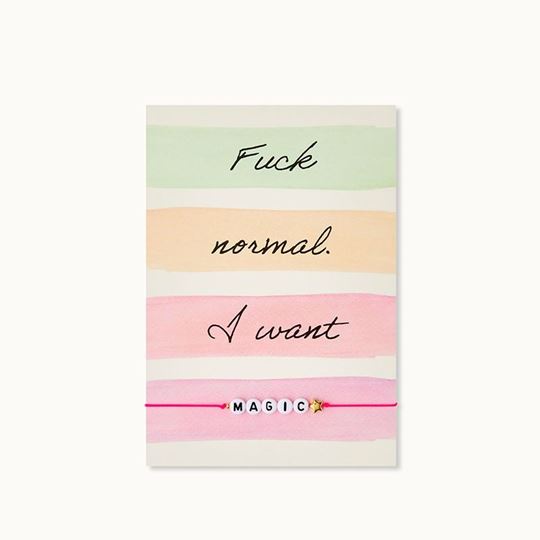 Bild von Armband-Karte: I want magic - by vivi.