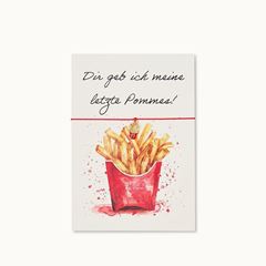 Bild von Armband-Karte: Letzte Pommes - by vivi.