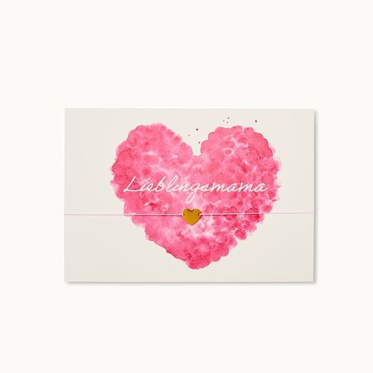 Image sur Armband-Karte: Lieblingsmama - by vivi.