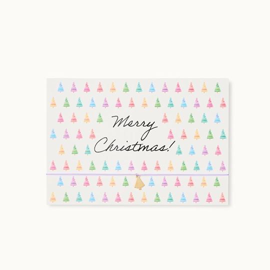 Immagine di Armband-Karte: Merry Christmas Colorfull - by vivi.