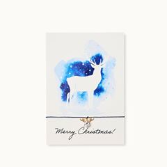 Bild von Armband-Karte: Merry Christmas Reindeer - by vivi.