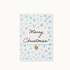 Bild von Armband-Karte: Merry Christmas Snow - by vivi.