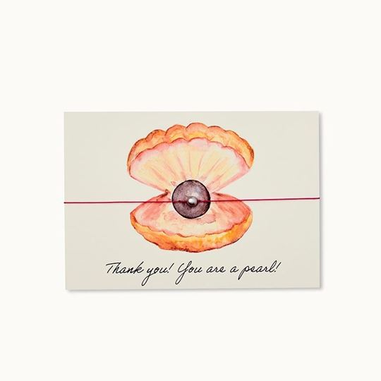 Bild von Armband-Karte: Oyster Thank You - by vivi.