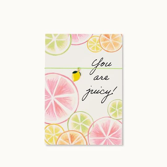 Bild von Armband-Karte: You are juicy! - by vivi.