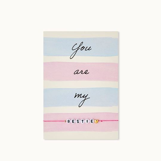 Bild von Armband-Karte: You are my Bestie - by vivi.