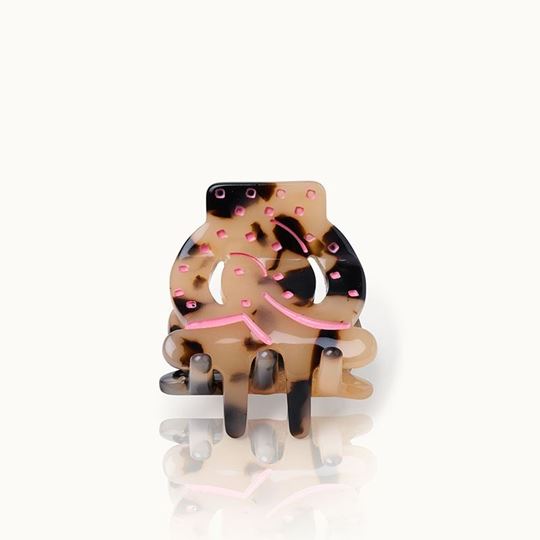 Immagine di Haarklammer Breze Pink Leo Small - by vivi.