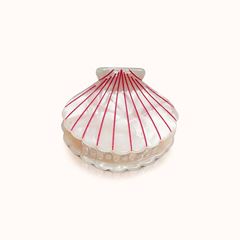 Bild von Haarklammer Muschelform Pinky Pearl - by vivi.