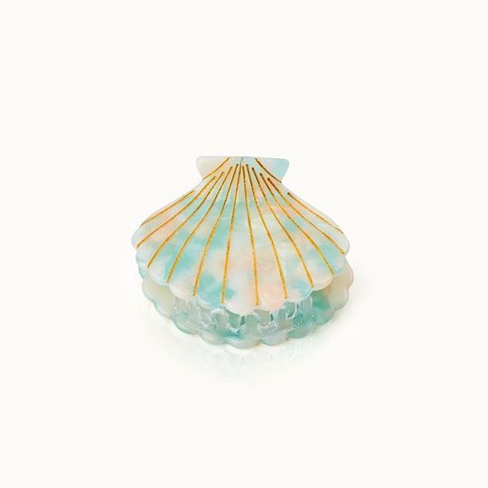 Bild von Haarklammer Muschelform Türkis - by vivi.