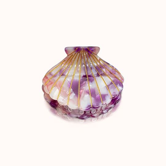 Picture of Haarklammer Muschelform Violett - by vivi.