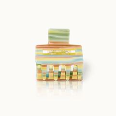 Image de Haarklammer Square Beige Lines - by vivi.