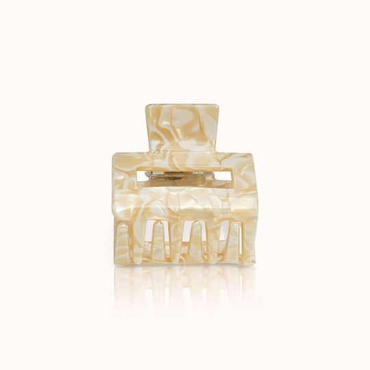 Bild von Haarklammer Square Creme - by vivi.