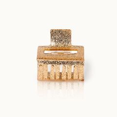 Bild von Haarklammer Square Gold Glitter - by vivi.