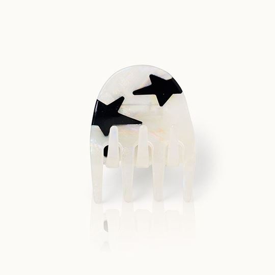 Bild von Haarklammer Star Black & White - by vivi.