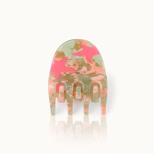 Bild von Haarklammer Star Pink Rose Garden - by vivi.