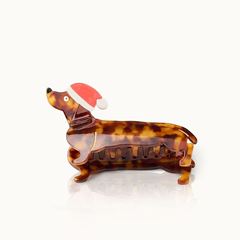 Image de Haarklammer Dackel Weihnachten - by vivi.