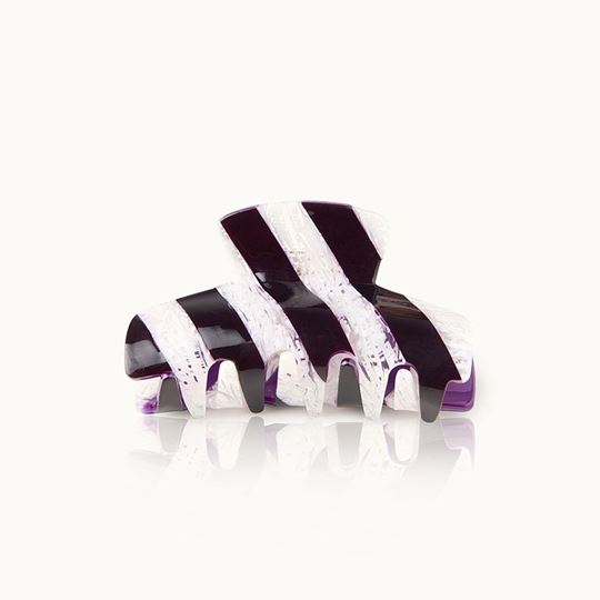 Bild von Haarklammer Stripes Amethyst - by vivi.
