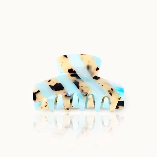 Picture of Haarklammer Stripes Turquoise Leo - by vivi.