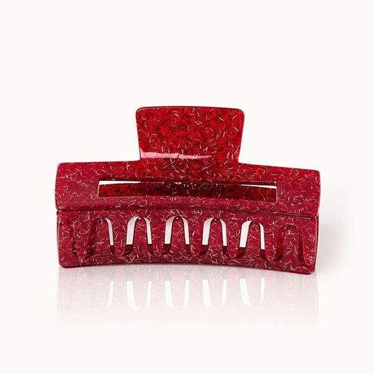 Image sur Haarklammer XL Red Glitter - by vivi.