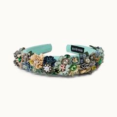 Bild von Haarreif Flower  Turquoise - by vivi.