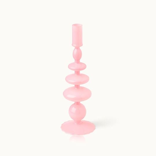 Immagine di Kerzenständer Glas Bubble Rose - by vivi.