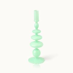 Picture of Kerzenständer Glas Bubble Seaform Green - by vivi.