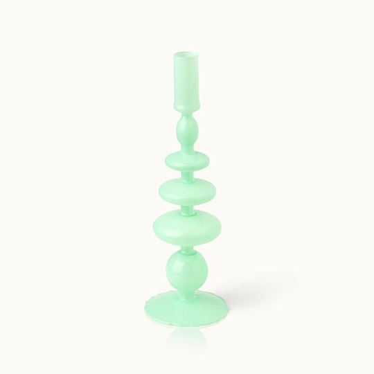 Bild von Kerzenständer Glas Bubble Seaform Green - by vivi.