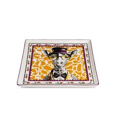 Bild von TRAY HUMAN ESSENCE CM. 19X19 GIRAFFE