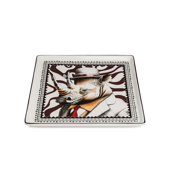 Bild von TRAY HUMAN ESSENCE CM. 19X19 RHINO