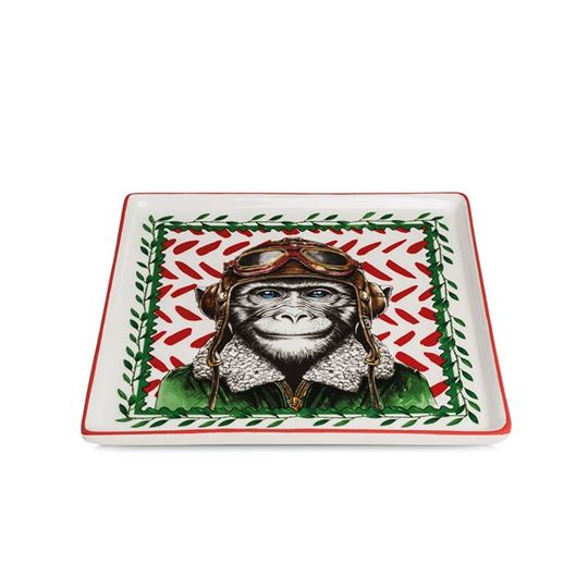 Bild von TRAY HUMAN ESSENCE CM.19X19 MONKEY