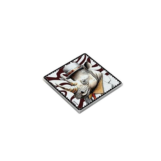 Bild von 5 PC. COASTER SET HUMAN ESSENCE RHINO