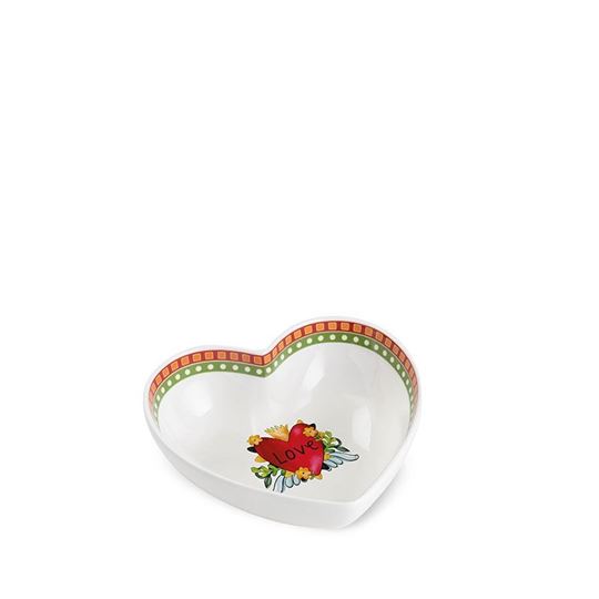 Bild von SMALL BOWL LOVE RED CM. 17X5