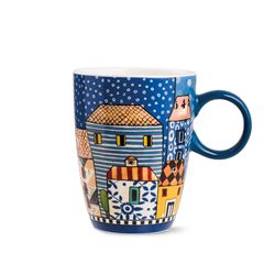 Bild von MUG PAESE MIO BLUE ML. 430
