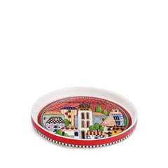 Bild von TRAY PAESE MIO RED DIAM. CM. 20