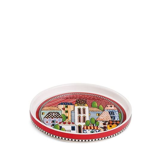 Bild von TRAY PAESE MIO RED DIAM. CM. 20