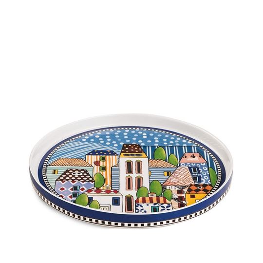 Bild von TRAY PAESE MIO BLUE DIAM. CM. 24