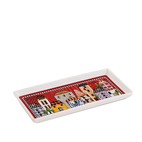 Bild von TRAY PAESE MIO RED CM. 19X9